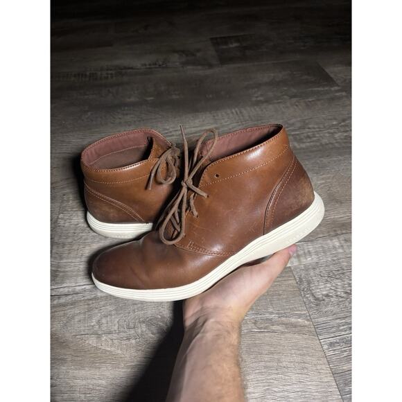brown leather Cole Haan Grand Tour Chukka boots Size 9.5 main image 4